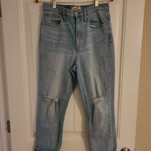 Madewell The High-Rise Slim Crop Boyjean
